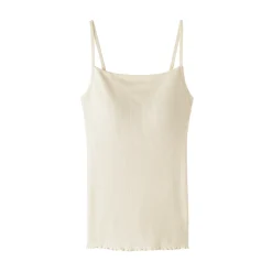 Hauts Et T‐Shirts|Sous‐Vêtements^Muji Top brassière lisse côtelé en mélange lyocell pour femme