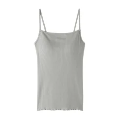 Hauts Et T‐Shirts|Sous‐Vêtements^Muji Top brassière lisse côtelé en mélange lyocell pour femme