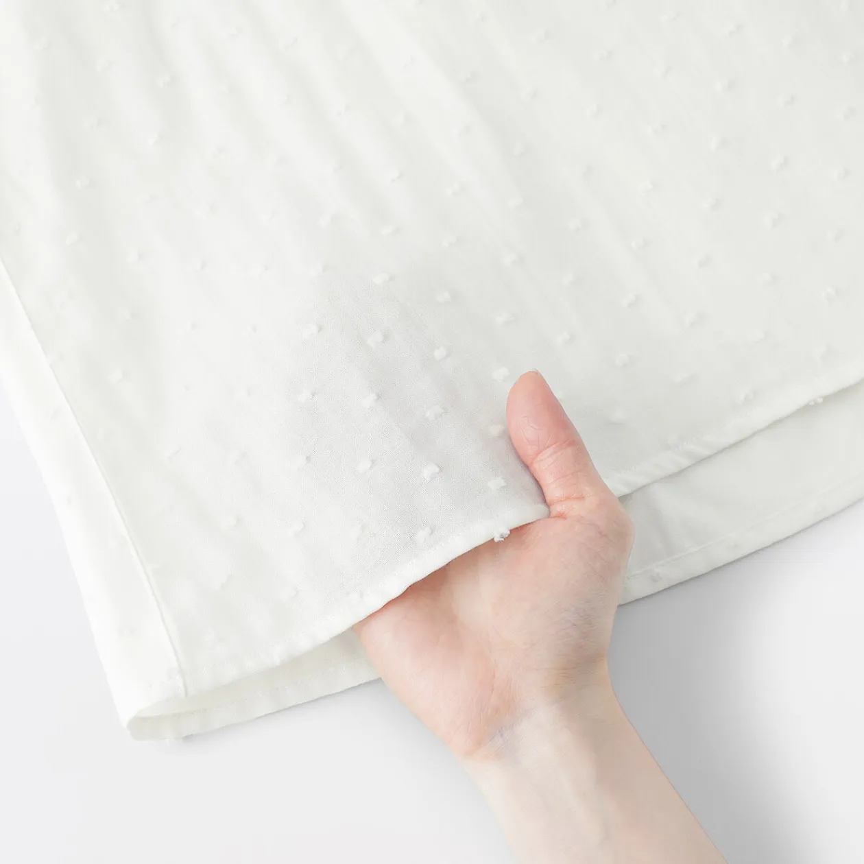 Hauts Et T‐Shirts|Sous‐Vêtements^Muji Top sans manches en double gaze à pois dobby pour femme