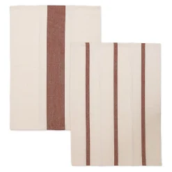 Linge De Table^Muji Torchons en coton ‐ Lot de 2