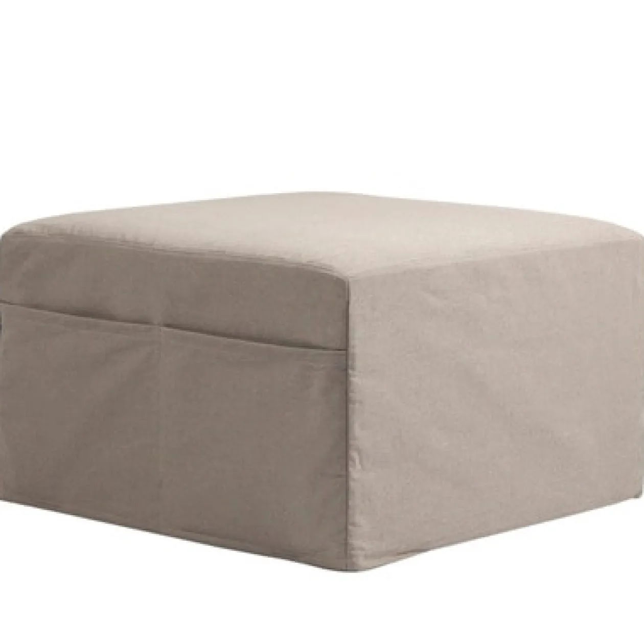 Canapés Et Repose-Pieds^Muji Trio en coton beige