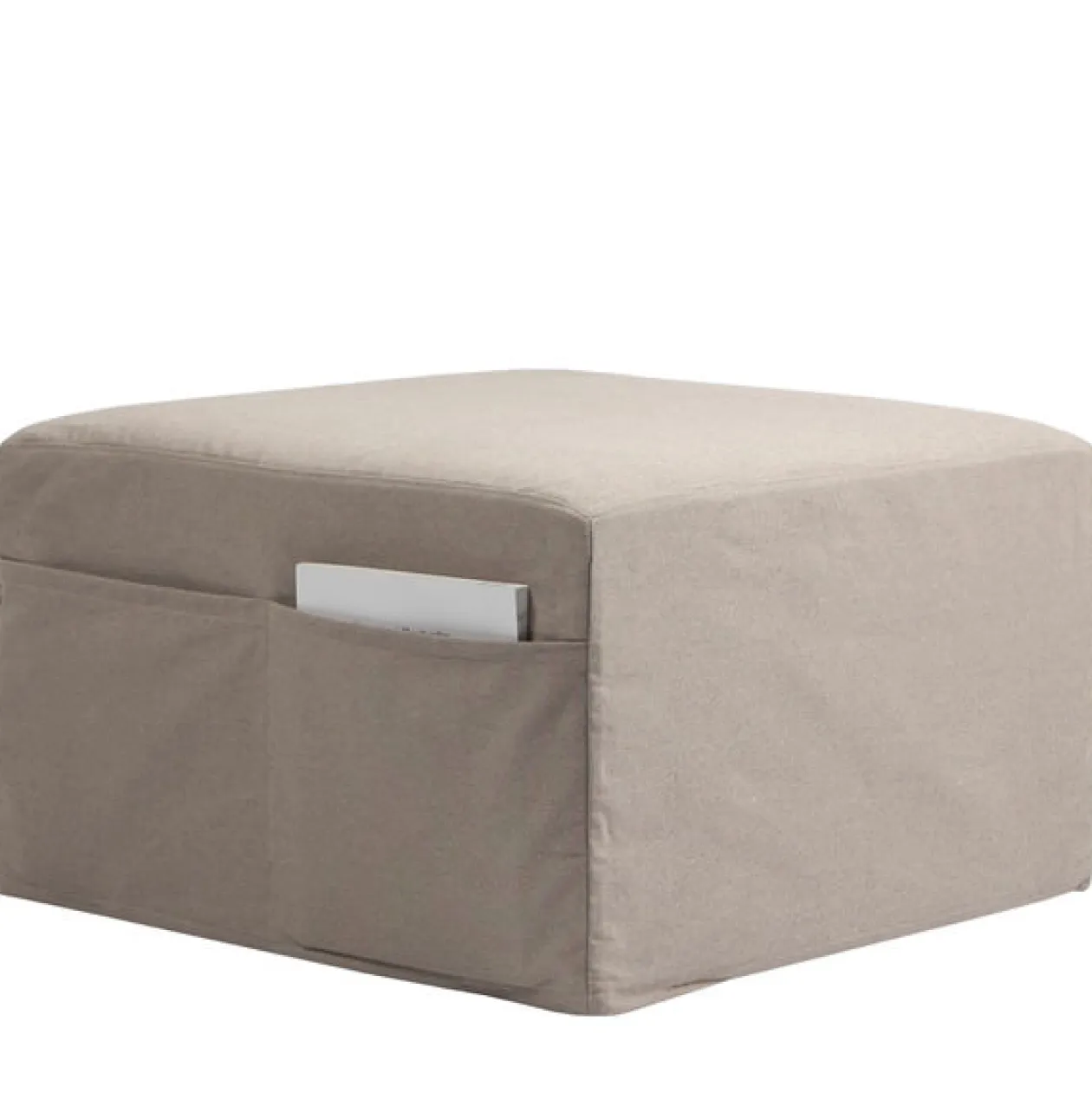 Canapés Et Repose-Pieds^Muji Trio en coton beige