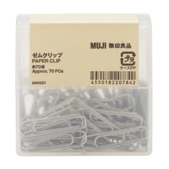 Fournitures De Bureau^Muji Trombones (Lot de 70)