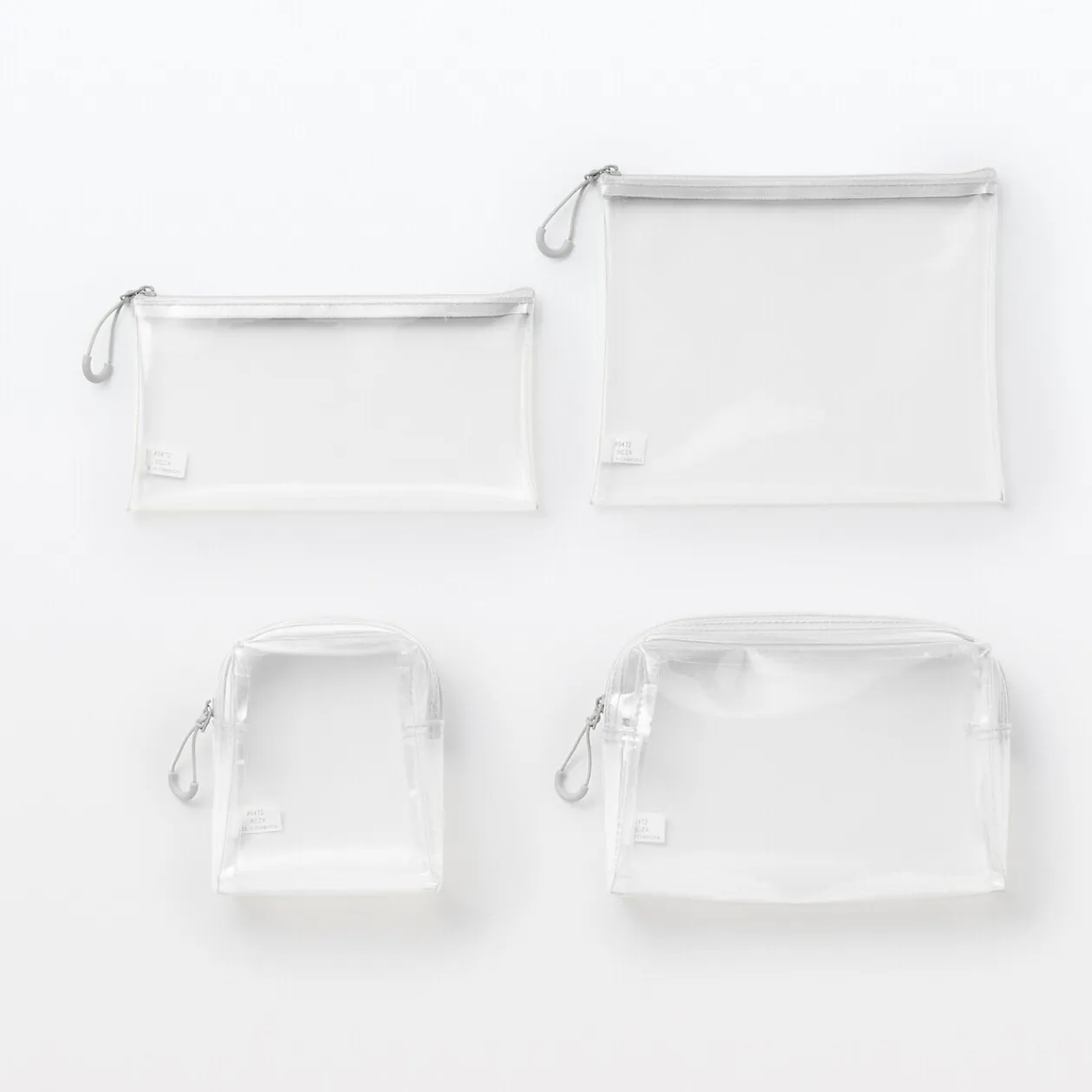 Trousses De Toilette^Muji Trousse de toilette transparente ‐ Pochette de voyage 12 x 18,5 x 4 cm