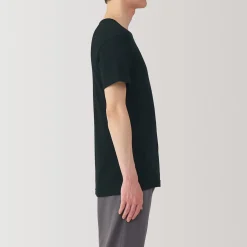 Sous‐Vêtements^Muji T‐shirt à col rond en coton respirant pour homme