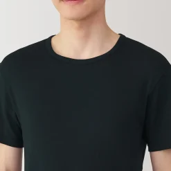 Sous‐Vêtements^Muji T‐shirt à col rond en coton respirant pour homme