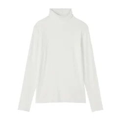 Hauts Et T‐Shirts|Sous‐Vêtements^Muji T-shirt à col roulé transparent à manches longues en mélange de lyocell pour femme