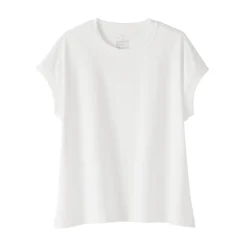 Hauts Et T‐Shirts^Muji T-shirt à mancherons en coton épais pour femme