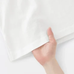 Hauts Et T‐Shirts^Muji T-shirt à mancherons en coton épais pour femme