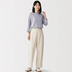 Hauts Et T‐Shirts^Muji T‐shirt à manches 3/4 en coton mélangé pour femme