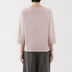 Hauts Et T‐Shirts^Muji T‐shirt à manches 3/4 en coton mélangé pour femme