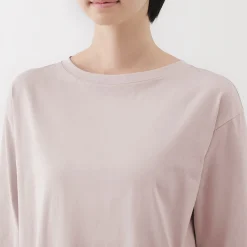 Hauts Et T‐Shirts^Muji T‐shirt à manches 3/4 en coton mélangé pour femme