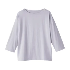 Hauts Et T‐Shirts^Muji T‐shirt à manches 3/4 en coton mélangé pour femme
