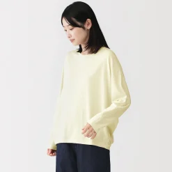 Hauts Et T‐Shirts^Muji T-shirt à manches longues chauve-souris en jersey lyocell pour femme