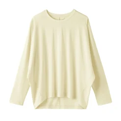 Hauts Et T‐Shirts^Muji T-shirt à manches longues chauve-souris en jersey lyocell pour femme