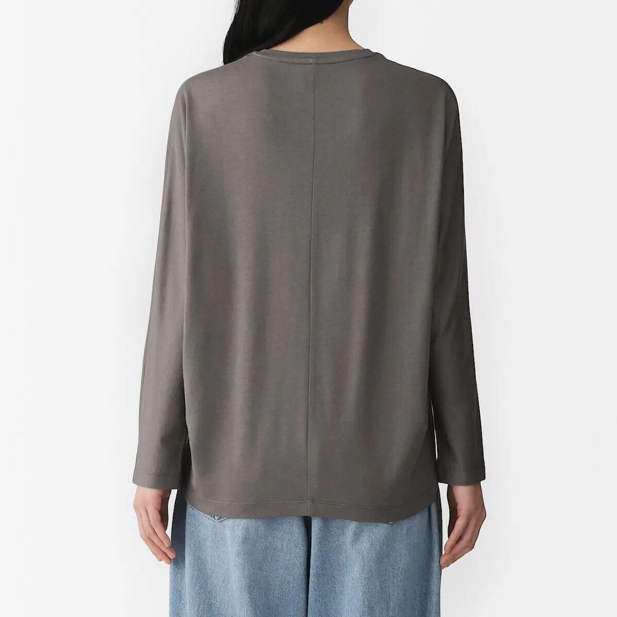 Hauts Et T‐Shirts^Muji T-shirt à manches longues chauve-souris en jersey lyocell pour femme