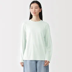 Hauts Et T‐Shirts^Muji T-shirt à manches longues en jersey torsadé pour femme
