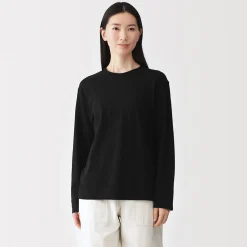 Hauts Et T‐Shirts^Muji T-shirt à manches longues en jersey torsadé pour femme