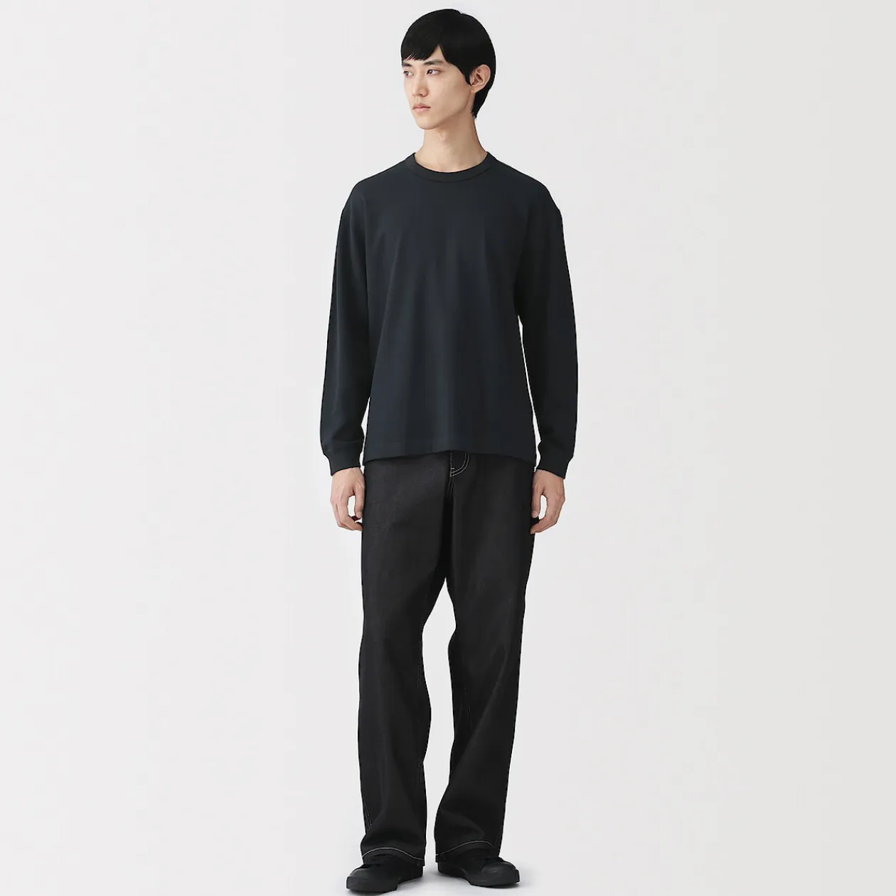 Hauts Et T‐Shirts^Muji T‐shirt à manches longues en tricot traditionnel pour homme