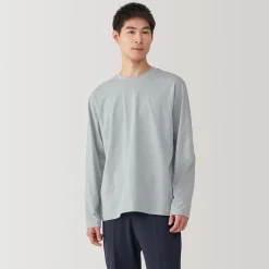 Hauts Et T‐Shirts^Muji T‐shirt à manches longues en jersey pour homme