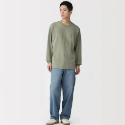 Hauts Et T‐Shirts^Muji T‐shirt à manches longues en coton épais pour homme