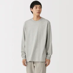 Hauts Et T‐Shirts^Muji T‐shirt à manches longues en coton épais pour homme