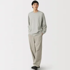 Hauts Et T‐Shirts^Muji T‐shirt à manches longues en coton épais pour homme