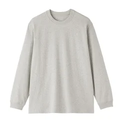 Hauts Et T‐Shirts^Muji T‐shirt à manches longues en coton épais pour homme