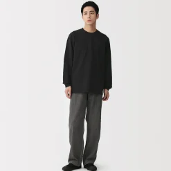 Hauts Et T‐Shirts^Muji T‐shirt à manches longues en coton épais pour homme