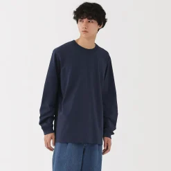 Hauts Et T‐Shirts^Muji T‐shirt à manches longues en coton épais pour homme
