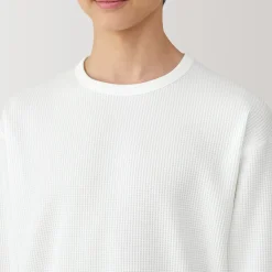 Hoodies Et Sweatshirts|Hauts Et T‐Shirts^Muji T‐shirt à manches longues gaufré Quick Dry pour homme