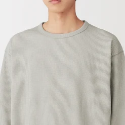 Hoodies Et Sweatshirts|Hauts Et T‐Shirts^Muji T‐shirt à manches longues gaufré Quick Dry pour homme