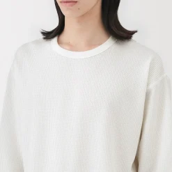 Hoodies Et Sweatshirts|Hauts Et T‐Shirts^Muji T‐shirt à manches longues gaufré Quick Dry pour homme