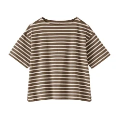 Hauts Et T‐Shirts^Muji T-shirt à manches mi-longues et col bateau en coton épais pour femme