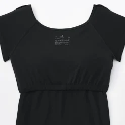 Hauts Et T‐Shirts|Sous‐Vêtements^Muji T-shirt brassière lisse en mélange lyocell à mancherons pour femme