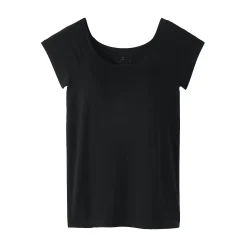 Hauts Et T‐Shirts|Sous‐Vêtements^Muji T-shirt brassière lisse en mélange lyocell à mancherons pour femme