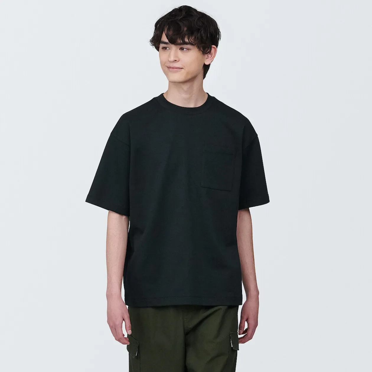 Hauts Et T‐Shirts^Muji T‐shirt Cool Touch à poche coupe Relax homme…