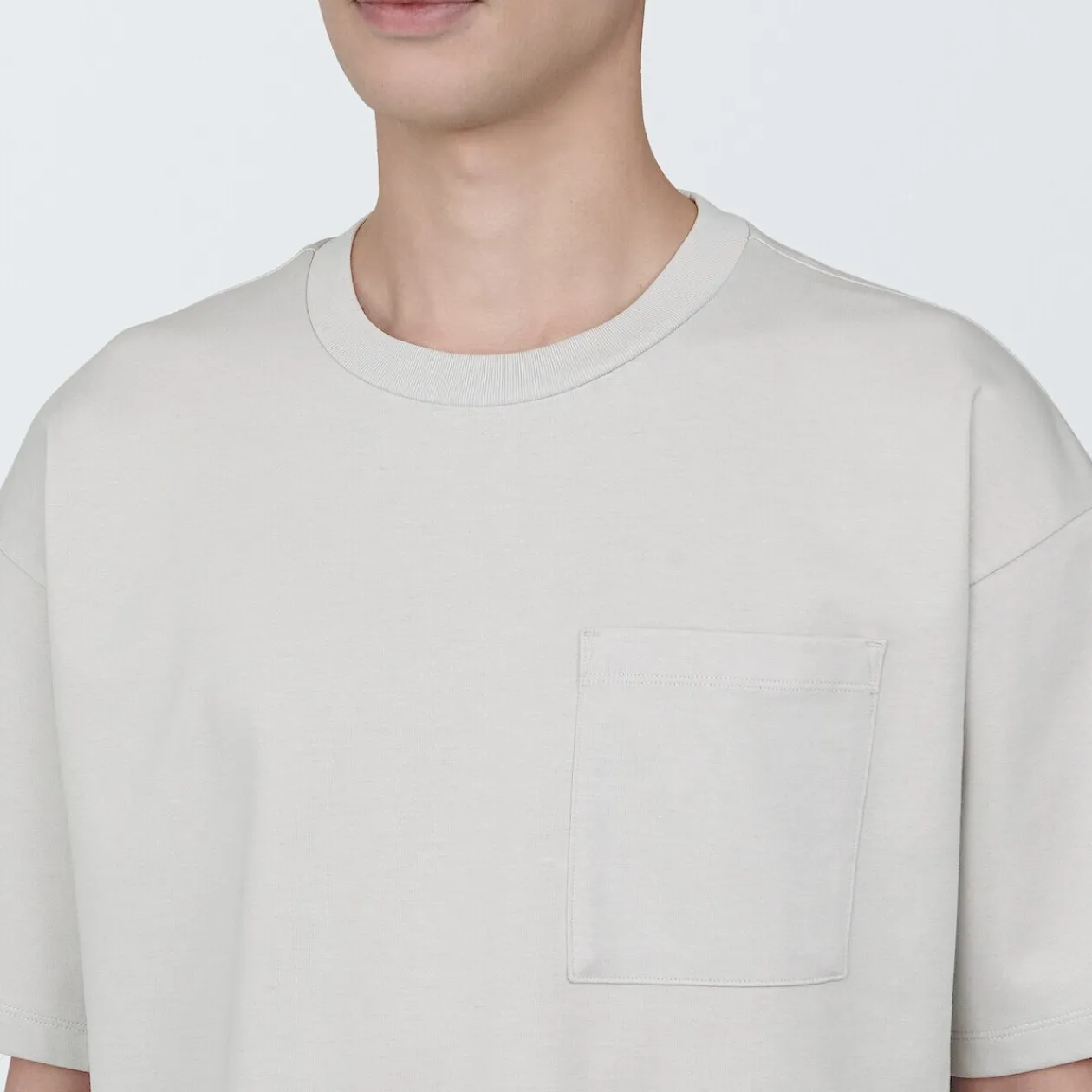 Hauts Et T‐Shirts^Muji T‐shirt Cool Touch à poche coupe Relax homme…