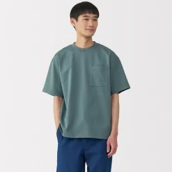Hauts Et T‐Shirts^Muji T‐shirt Cool Touch à poche coupe Relax pour homme.