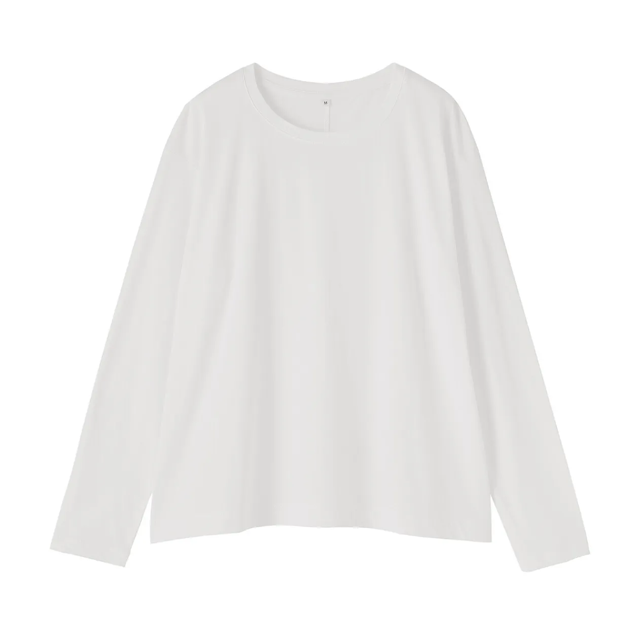 Hauts Et T‐Shirts|Sous‐Vêtements^Muji T-shirt décontracté à manches longues en jersey de coton pour femme