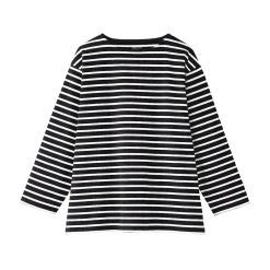 Hauts Et T‐Shirts^Muji T-shirt délavé à manches longues et à col bateau en coton épais pour homme