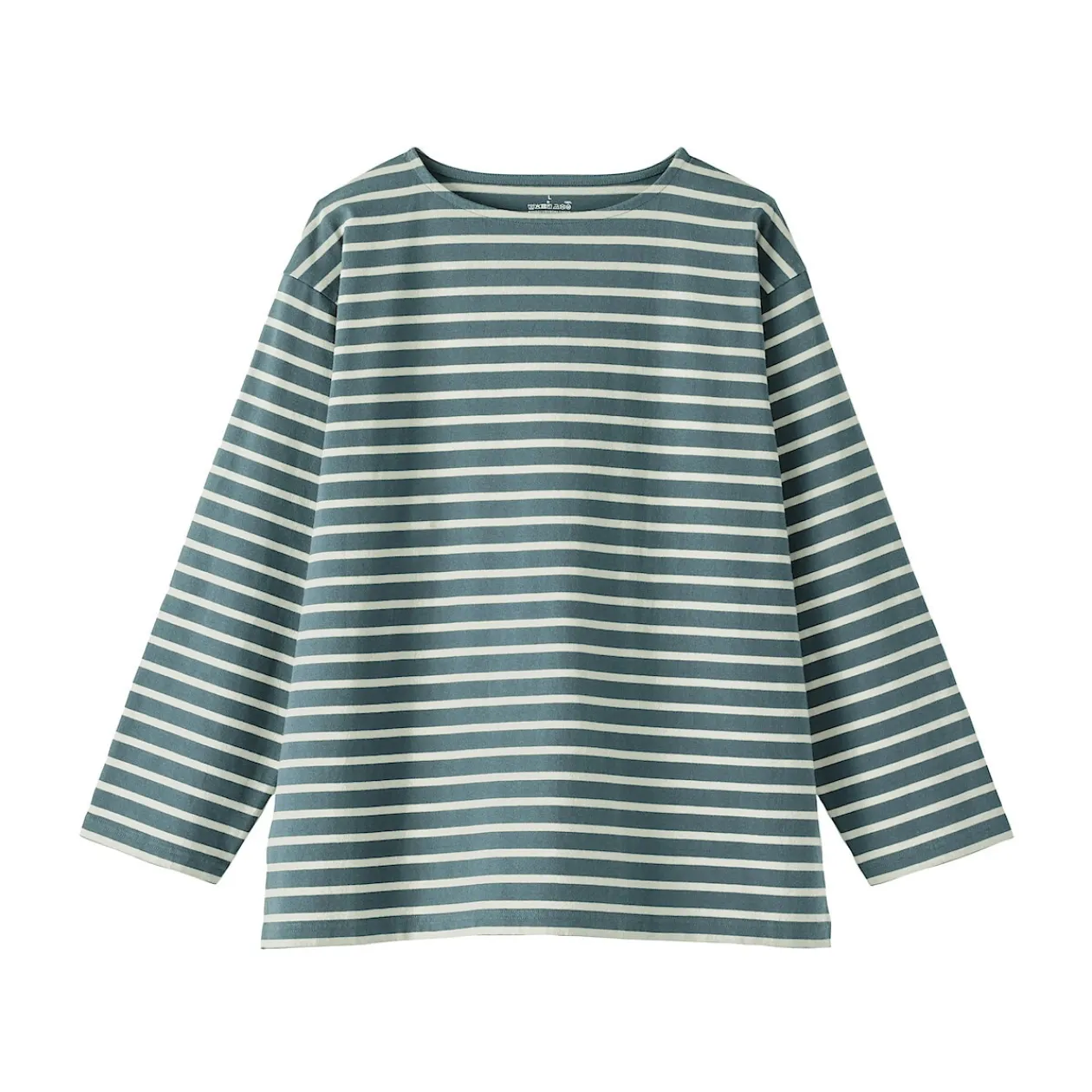 Hauts Et T‐Shirts^Muji T-shirt délavé à manches longues et à col bateau en coton épais pour homme