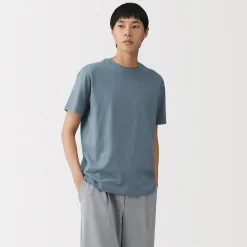 Hauts Et T‐Shirts^Muji T‐shirt en coton col rond manches courtes homme