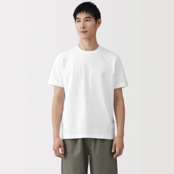 Hauts Et T‐Shirts^Muji T‐shirt en coton col rond manches courtes homme