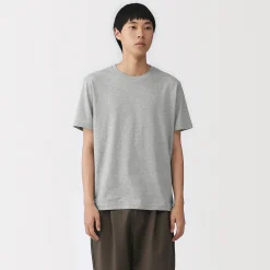 Hauts Et T‐Shirts^Muji T‐shirt en coton col rond manches courtes homme