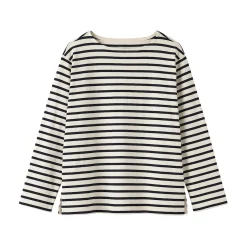 Hauts Et T‐Shirts^Muji T‐shirt en coton épais manches longues col bateau pour femme