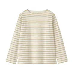 Hauts Et T‐Shirts^Muji T‐shirt en coton épais manches longues col bateau pour femme