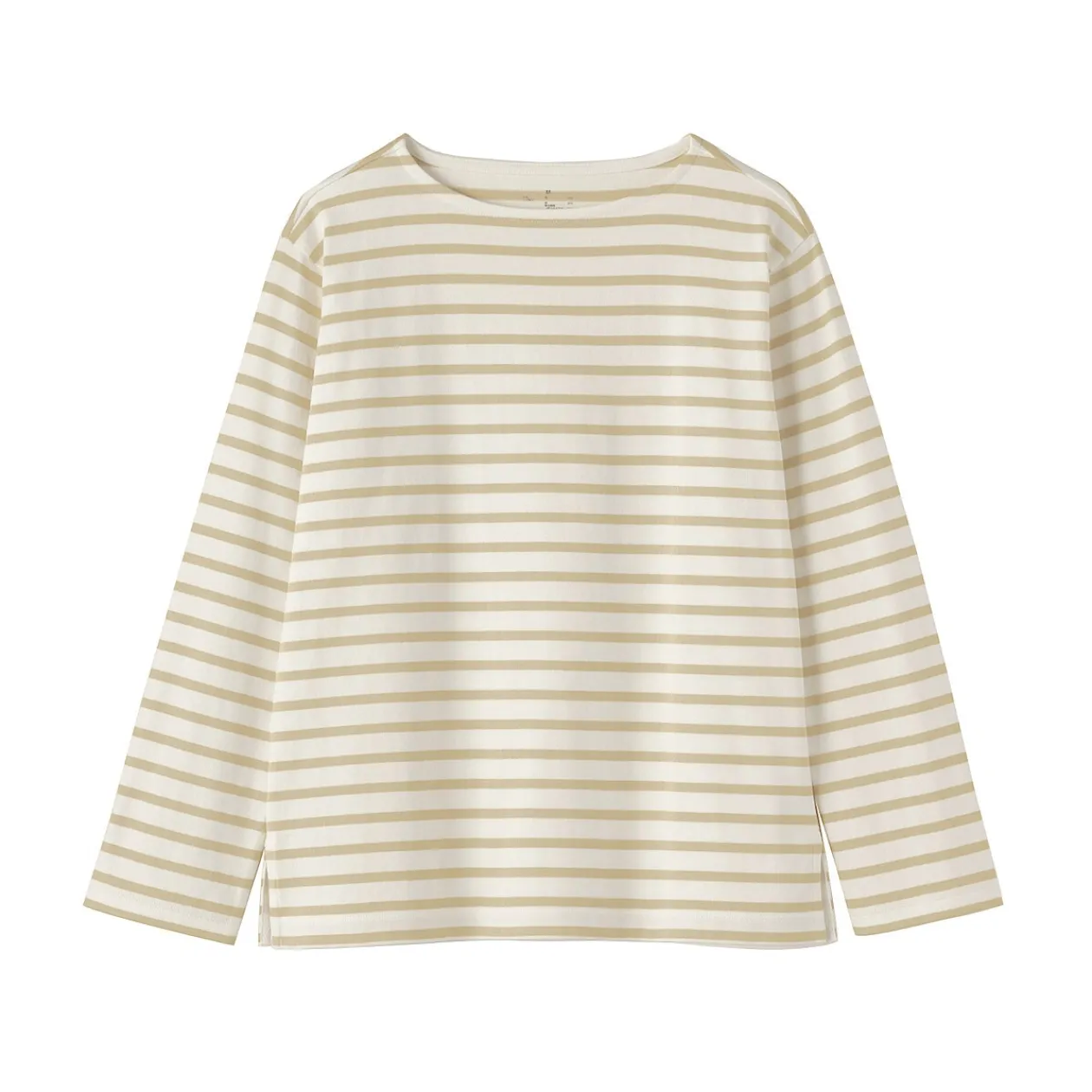 Hauts Et T‐Shirts^Muji T‐shirt en coton épais manches longues col bateau pour femme