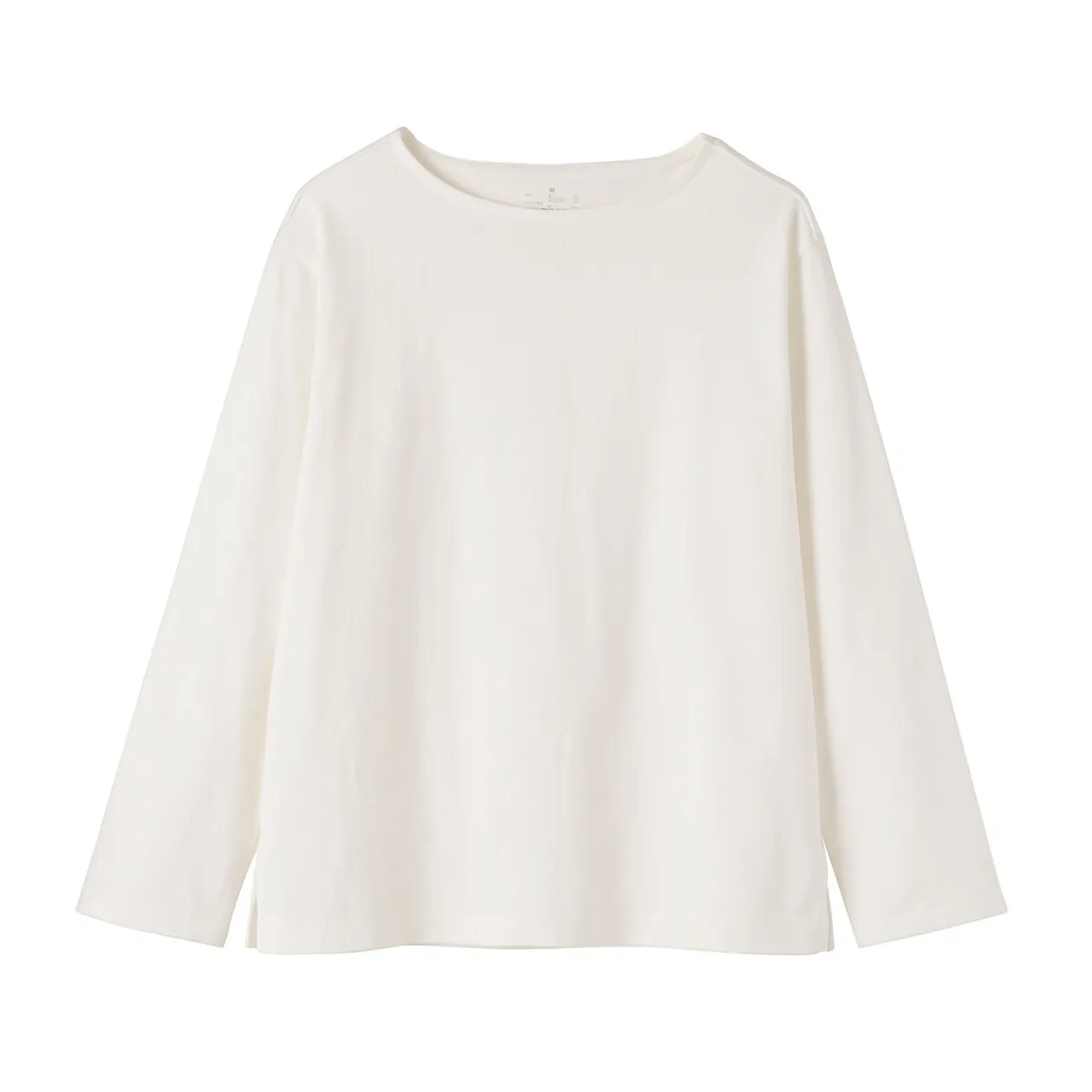 Hauts Et T‐Shirts^Muji T‐shirt en coton épais manches longues col bateau pour femme