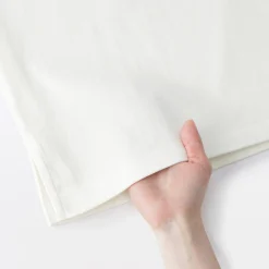 Hauts Et T‐Shirts^Muji T‐shirt en coton épais manches longues col bateau pour femme